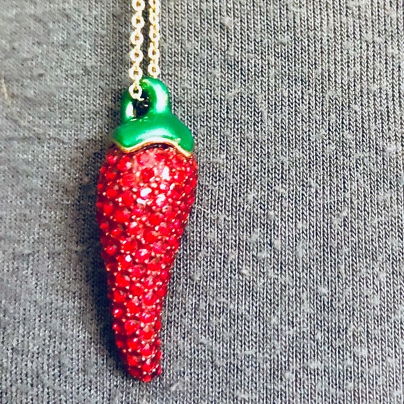 Kate Spade Chili Pepper Necklace | Poshmark